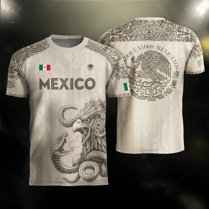 🦅 2026 Mexico Burgundy Sports T-Shirt